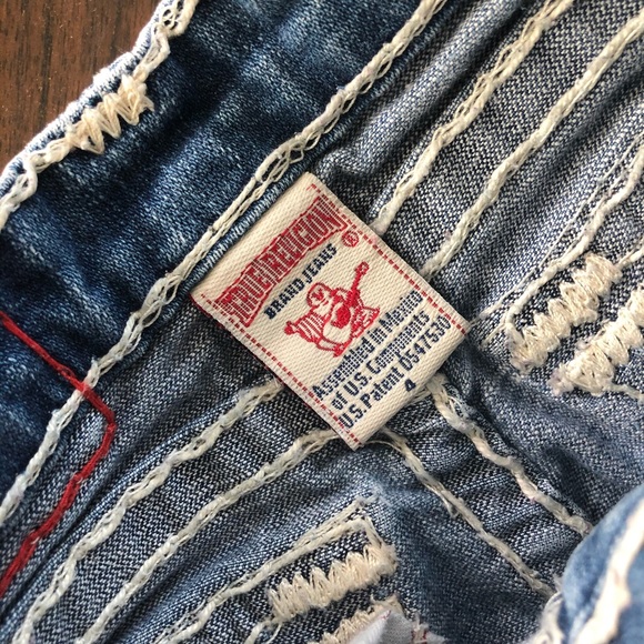 True Religion Joey Super T Stitched Denim Jeans - Picture 5 of 6